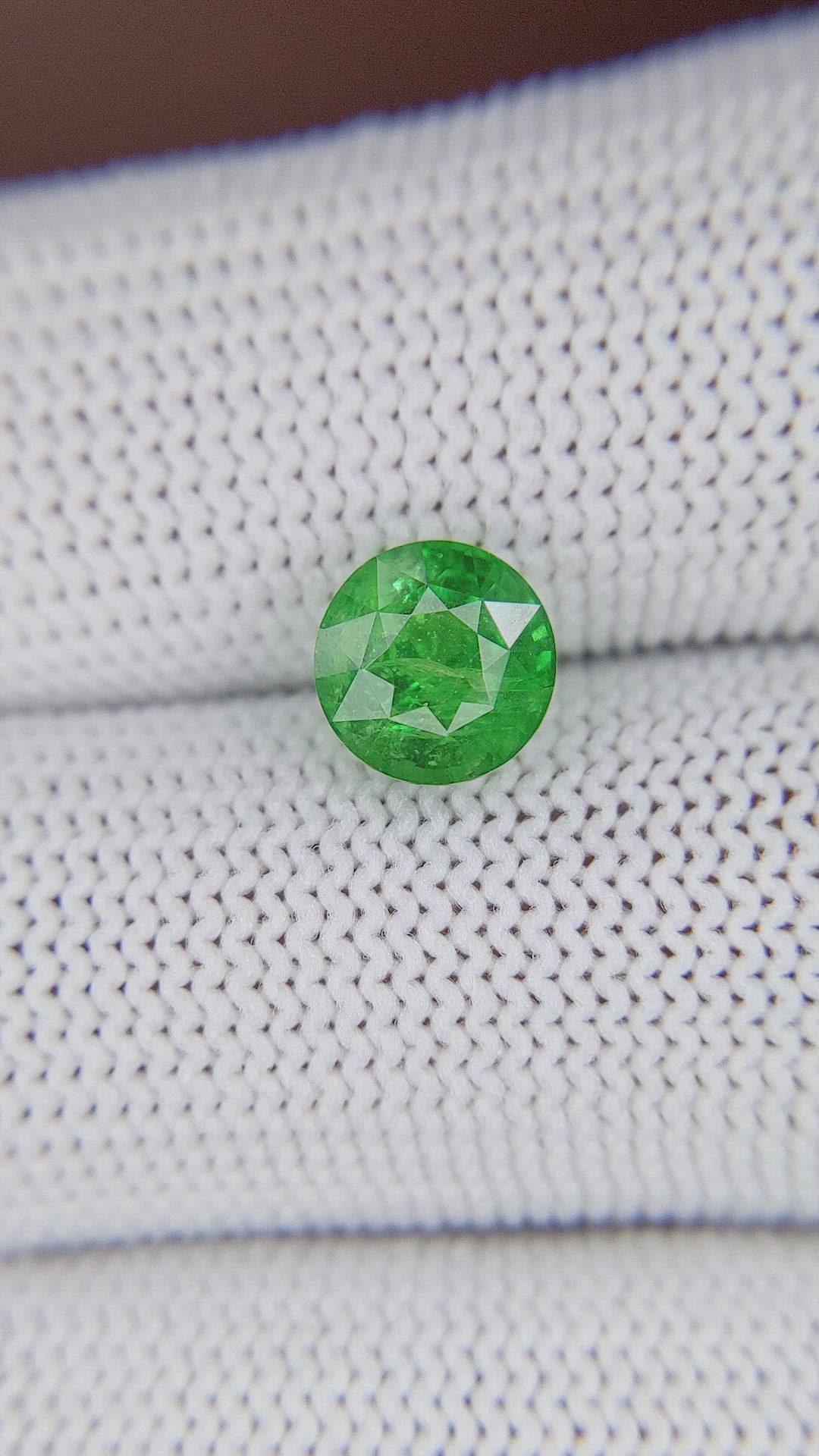 2.40 Ct. Tsavorite Garnet from Tanzania Size Video