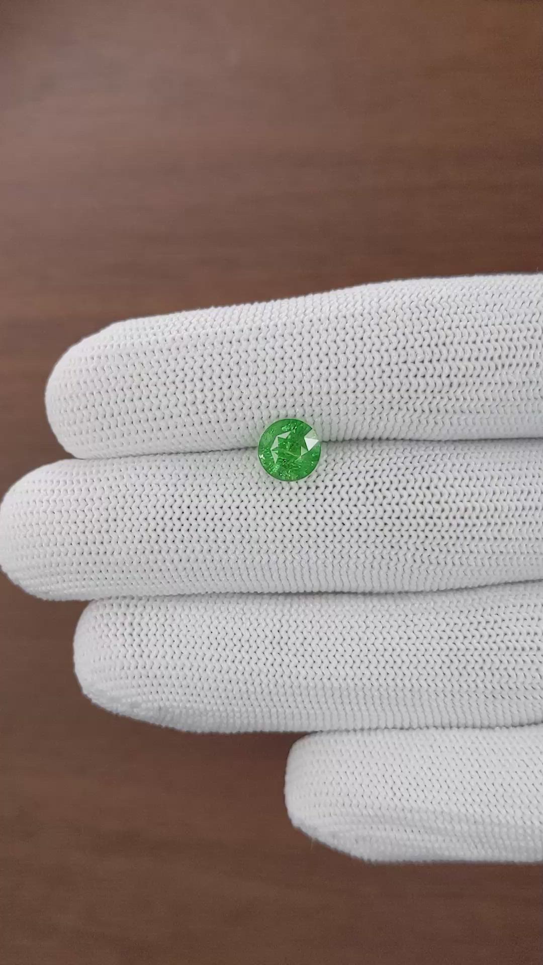 2.40 Ct. Tsavorite Garnet from Tanzania Size Video