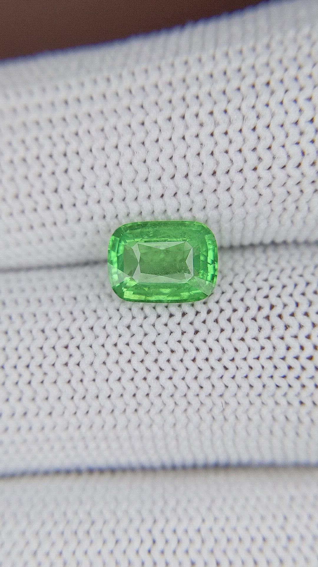 1.80 Ct. Tsavorite Garnet from Tanzania Size Video