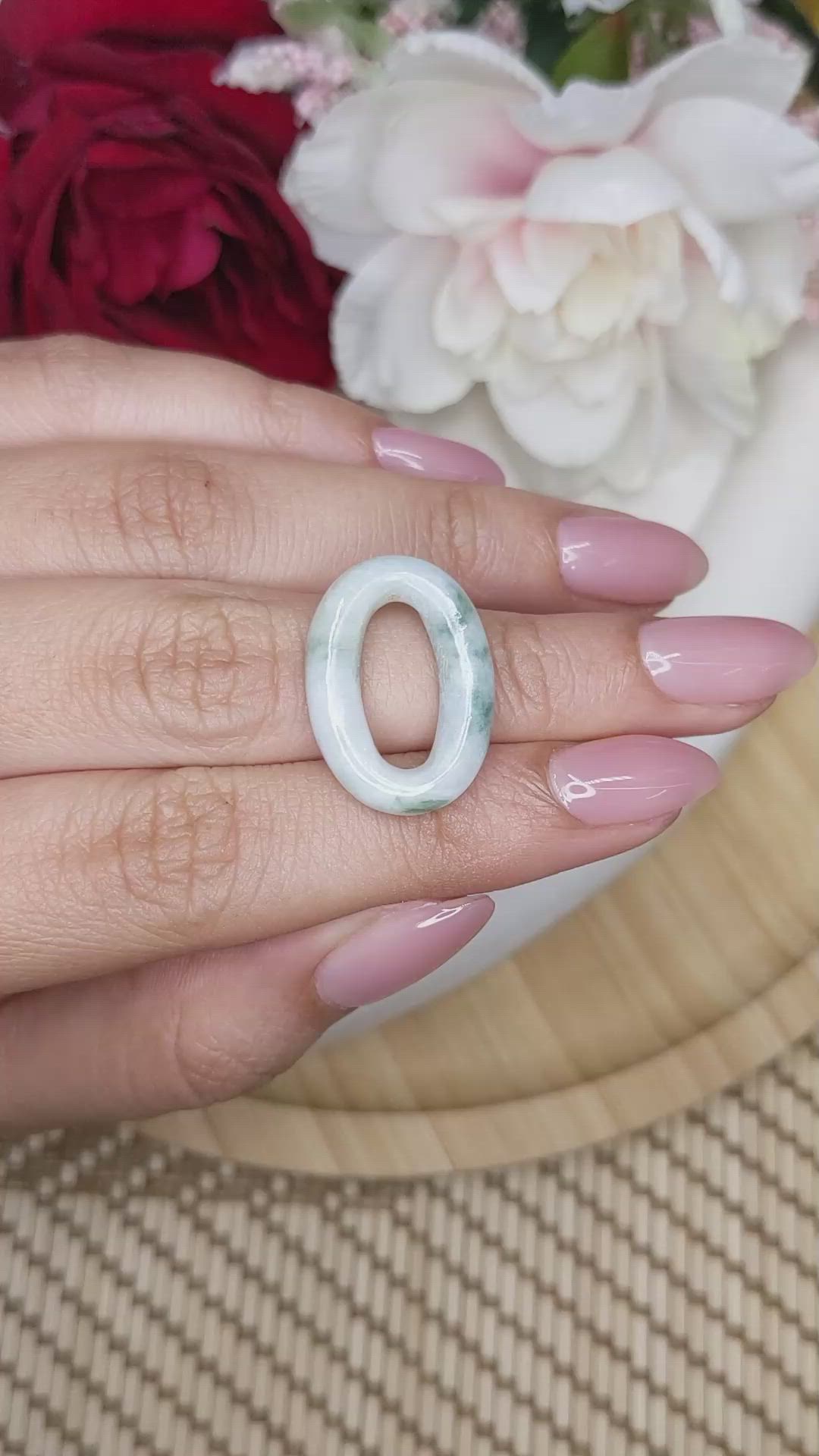 12.77 Ct. Green Jade from Burma (Myanmar) Size Video
