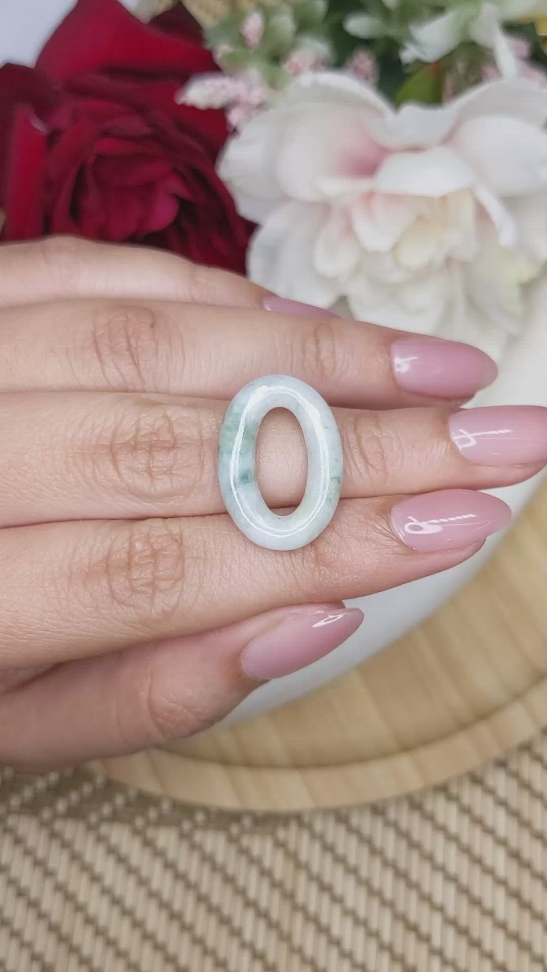 12.67 Ct. Green Jade from Burma (Myanmar) Size Video