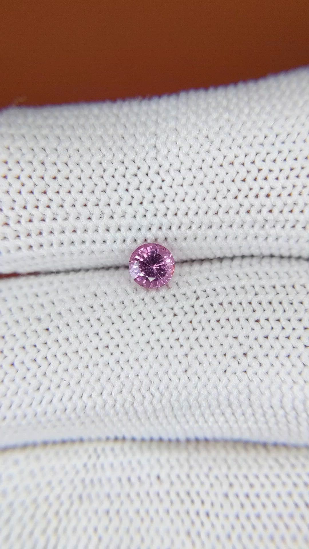 0.42 Ct. Purplish Pink Spinel from Ceylon (Sri Lanka) Size Video