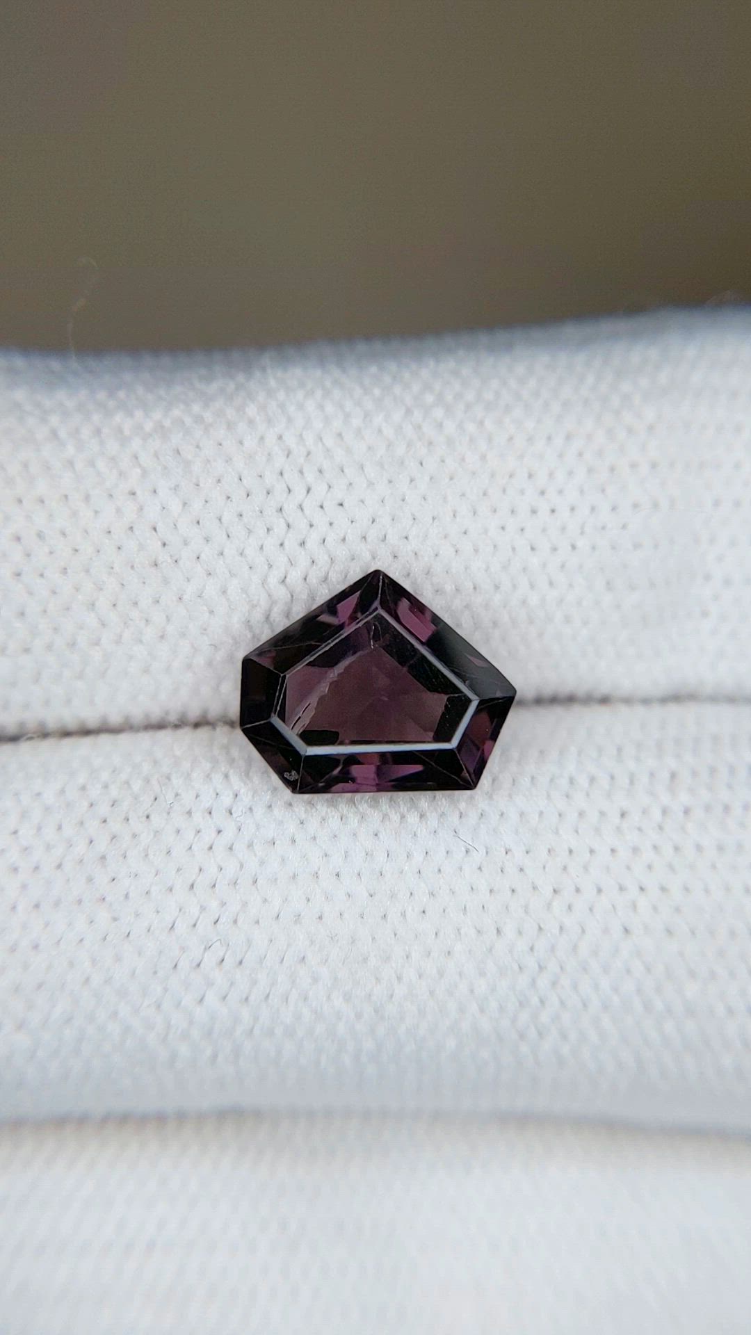 3.11 Ct. Purple Spinel from Burma (Myanmar) Size Video