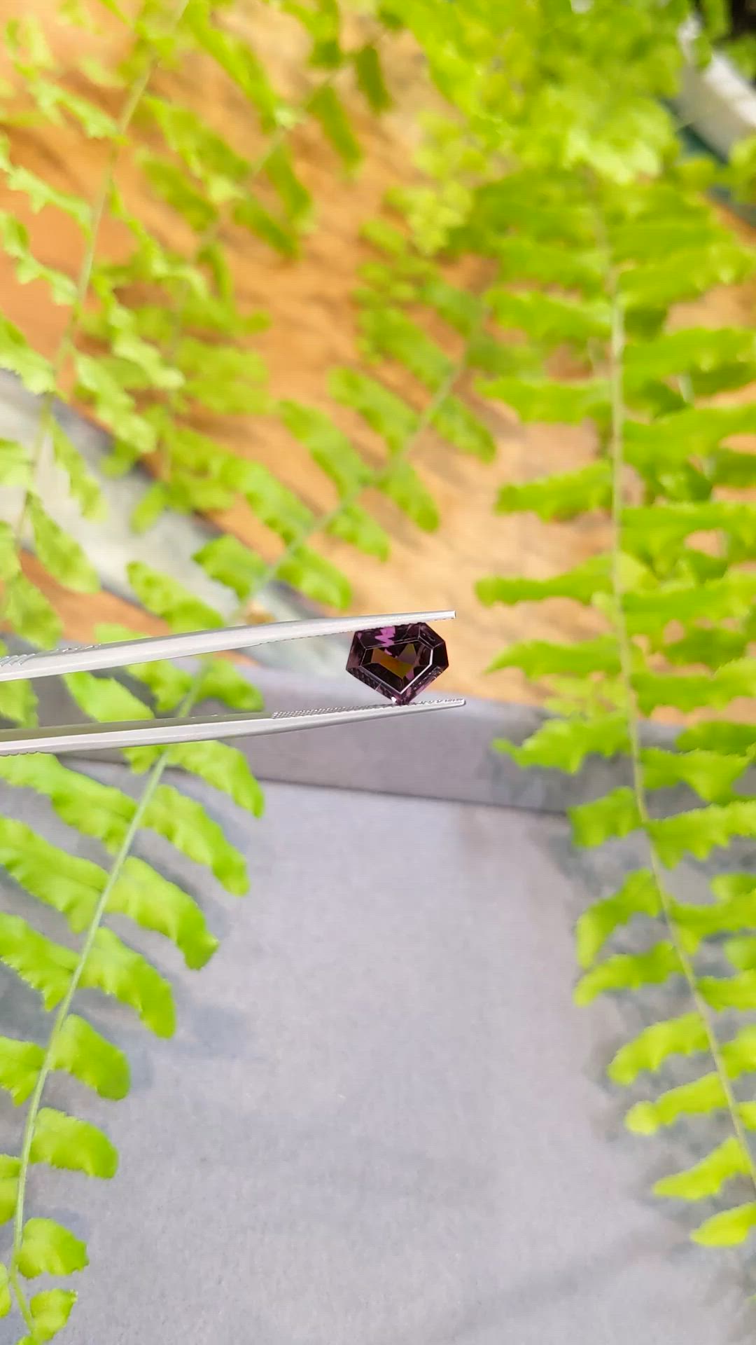 3.11 Ct. Purple Spinel from Burma (Myanmar) Size Video