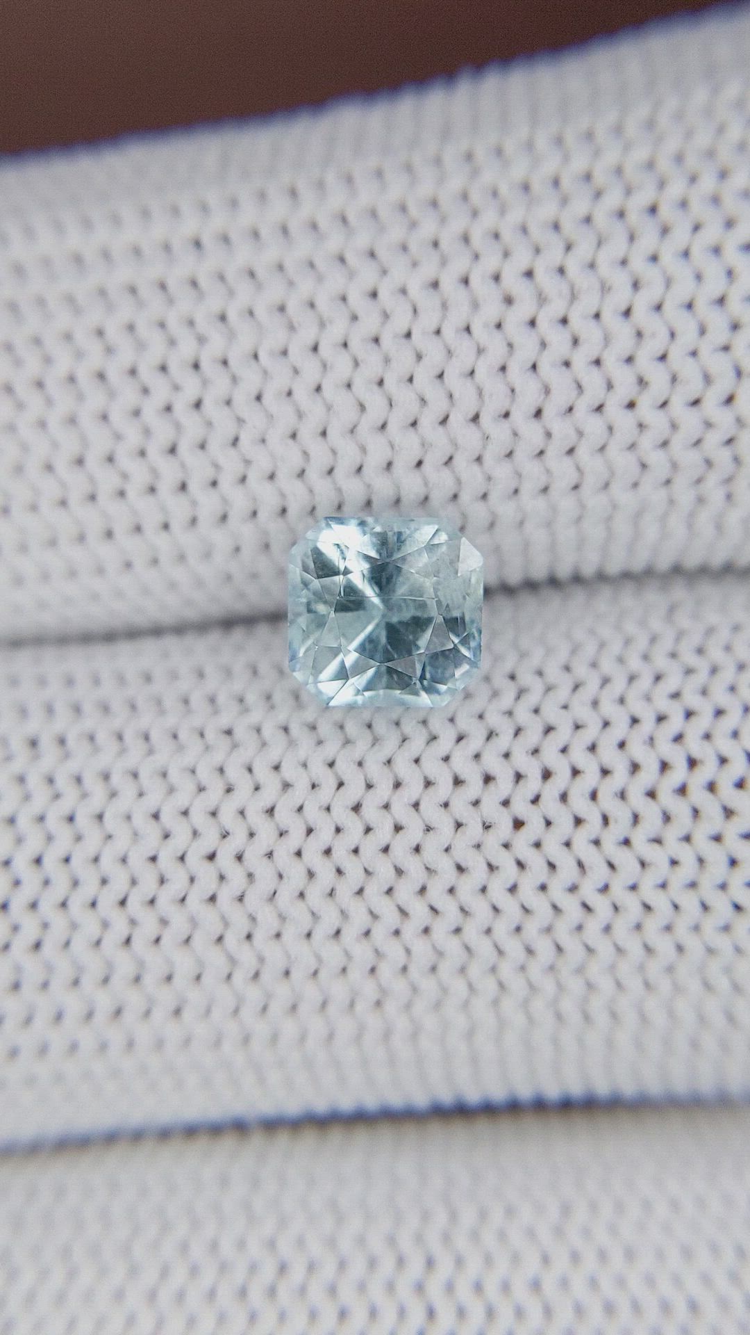 1.33 Ct. Blue Aquamarine from Tanzania Size Video