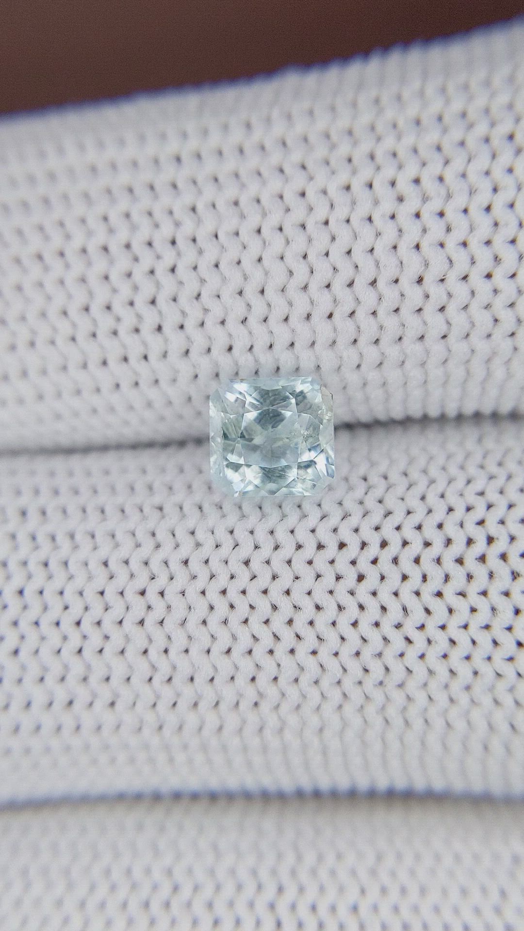 1.00 Ct. Blue Aquamarine from Tanzania Size Video