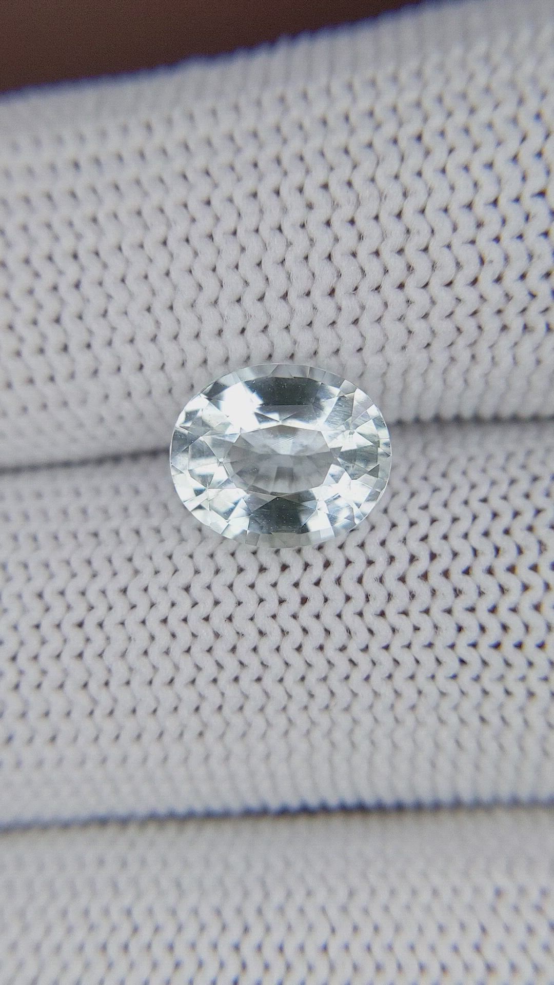 2.31 Ct. Greenish Blue Aquamarine from Tanzania Size Video