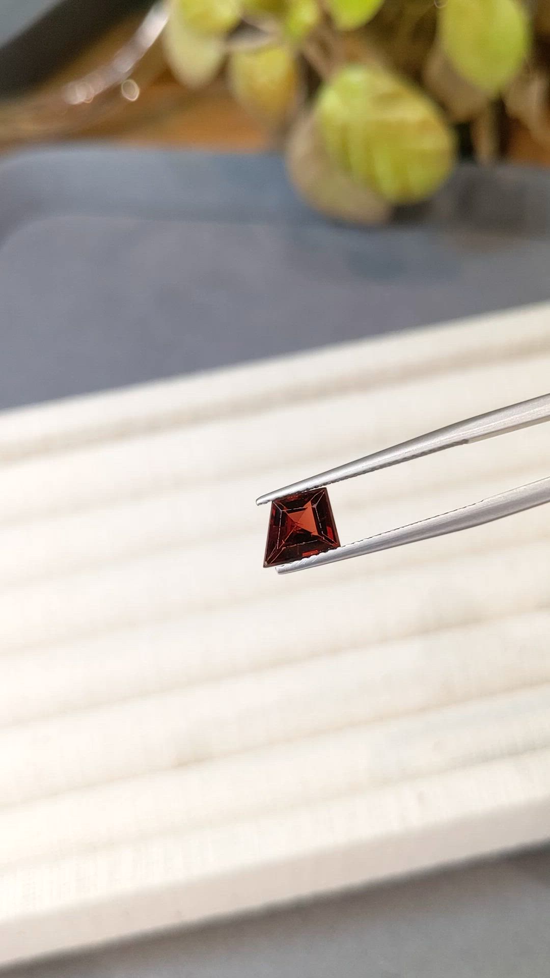1.42 Ct. Red Spinel from Burma (Myanmar) Size Video