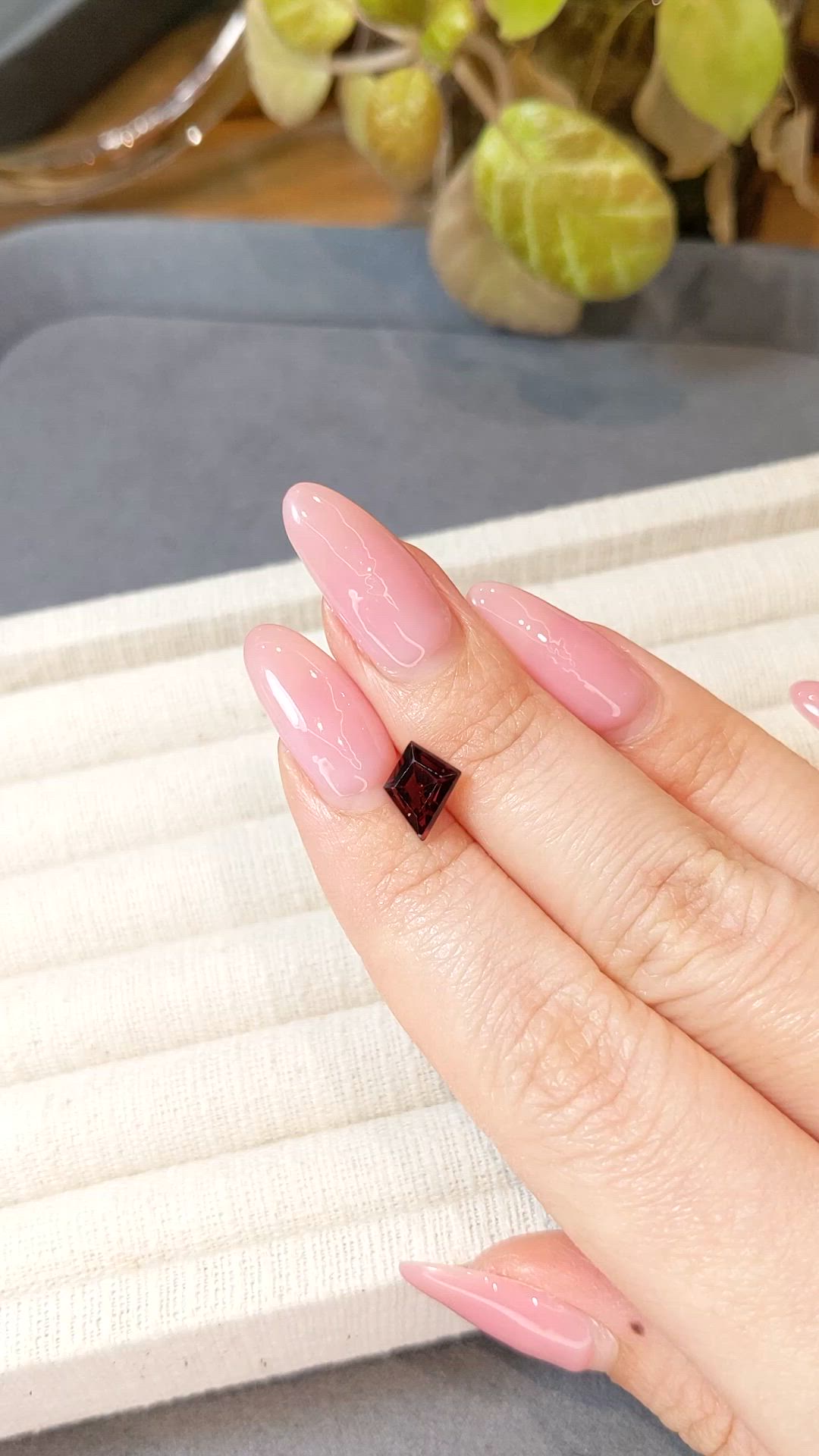 1.42 Ct. Red Spinel from Burma (Myanmar) Size Video