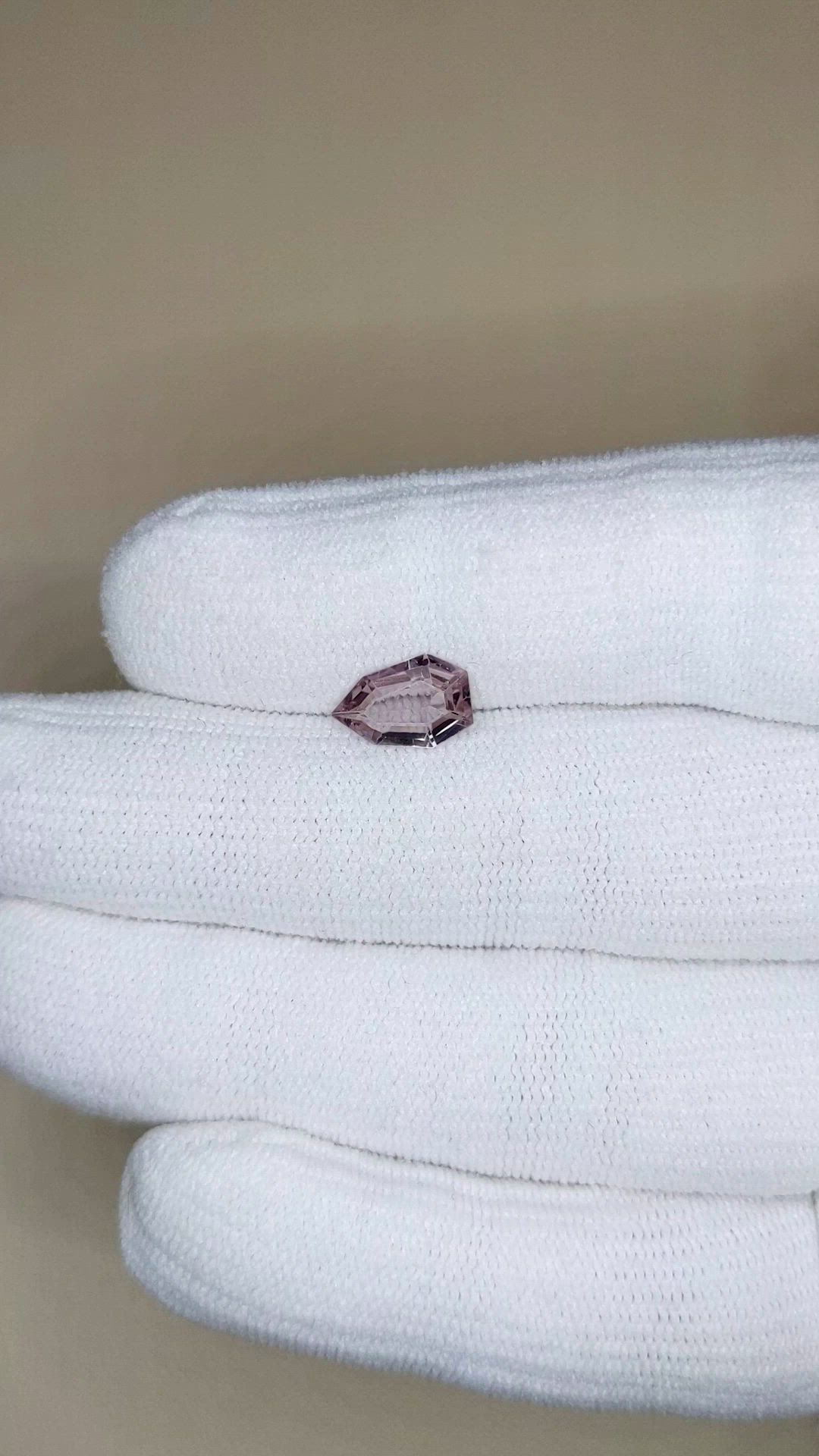 1.37 Ct. Pink Spinel from Burma (Myanmar) Size Video