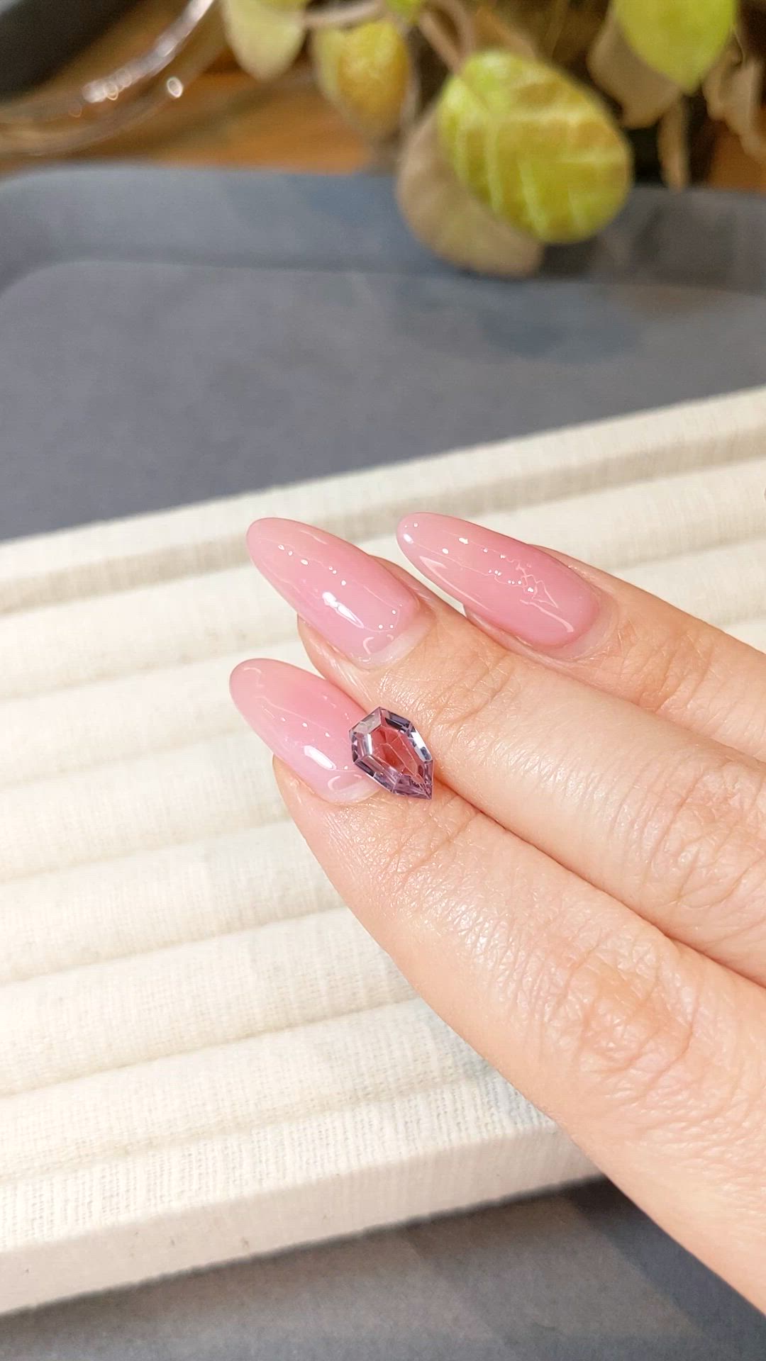1.37 Ct. Pink Spinel from Burma (Myanmar) Size Video