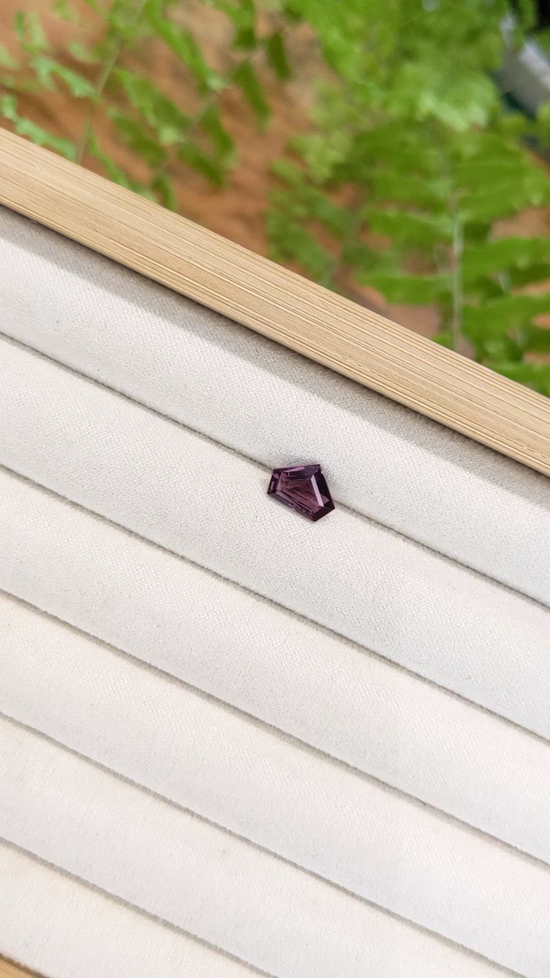 1.74 Ct. Purple Spinel from Burma (Myanmar) Size Video