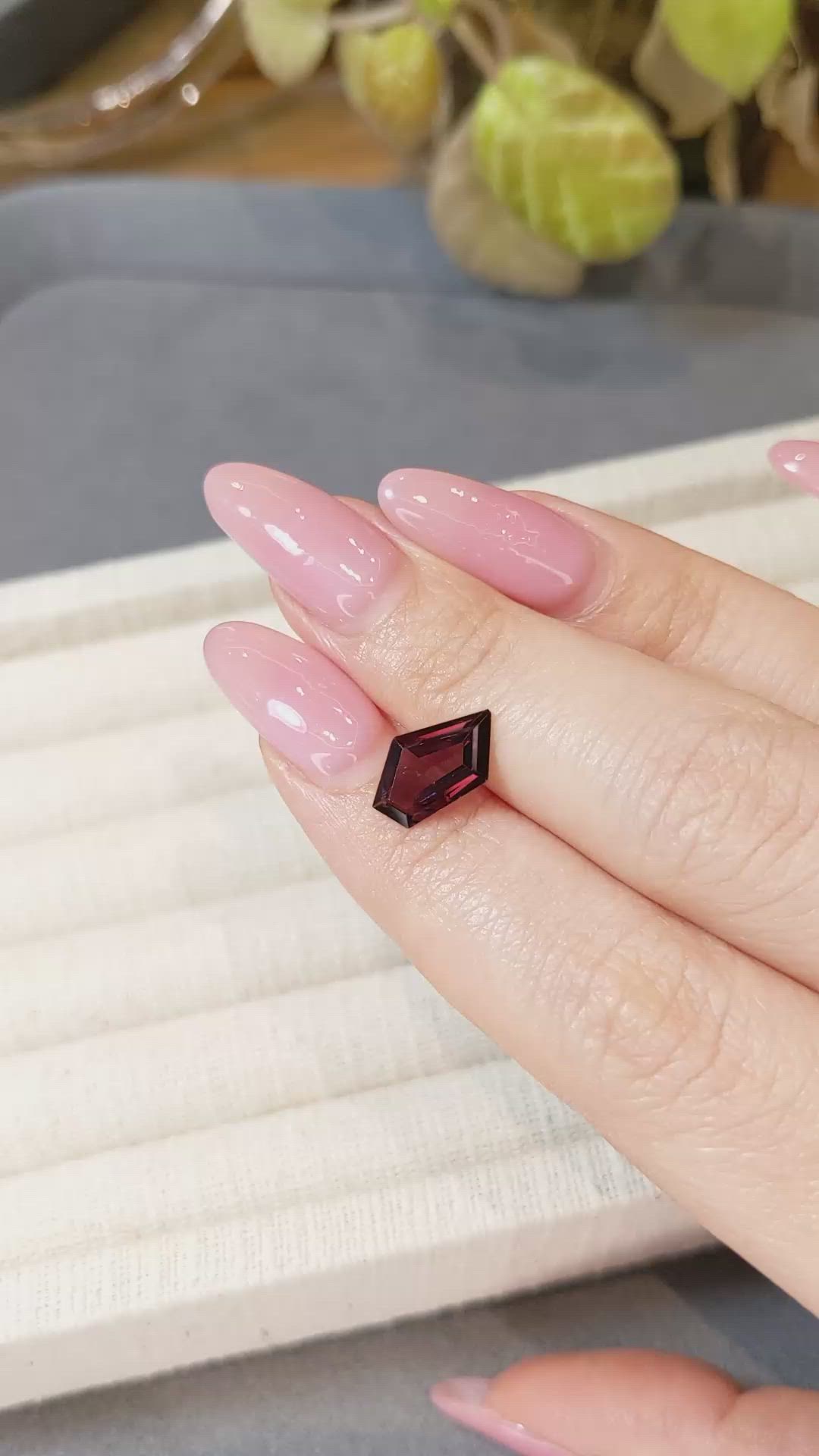 1.96 Ct. Red Spinel from Burma (Myanmar) Size Video