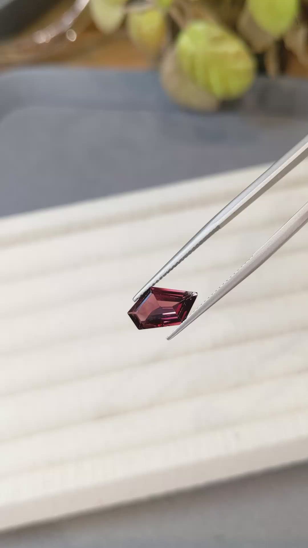1.96 Ct. Red Spinel from Burma (Myanmar) Size Video
