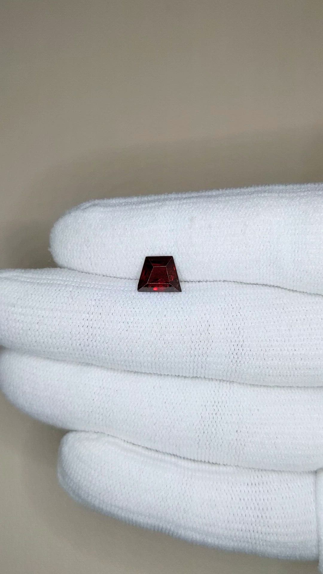 1.67 Ct. Red Spinel from Burma (Myanmar) Size Video