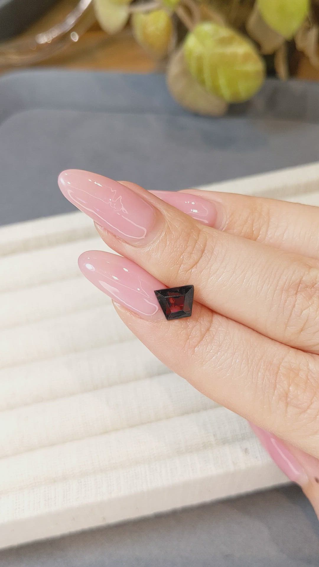 1.67 Ct. Red Spinel from Burma (Myanmar) Size Video