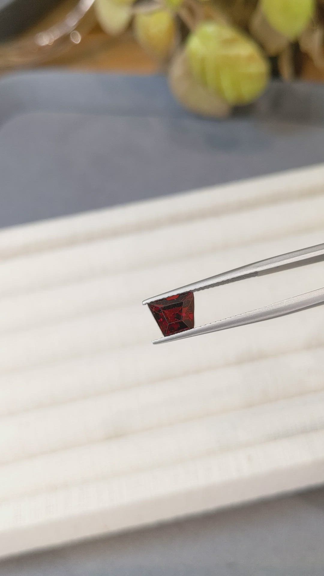 1.67 Ct. Red Spinel from Burma (Myanmar) Size Video