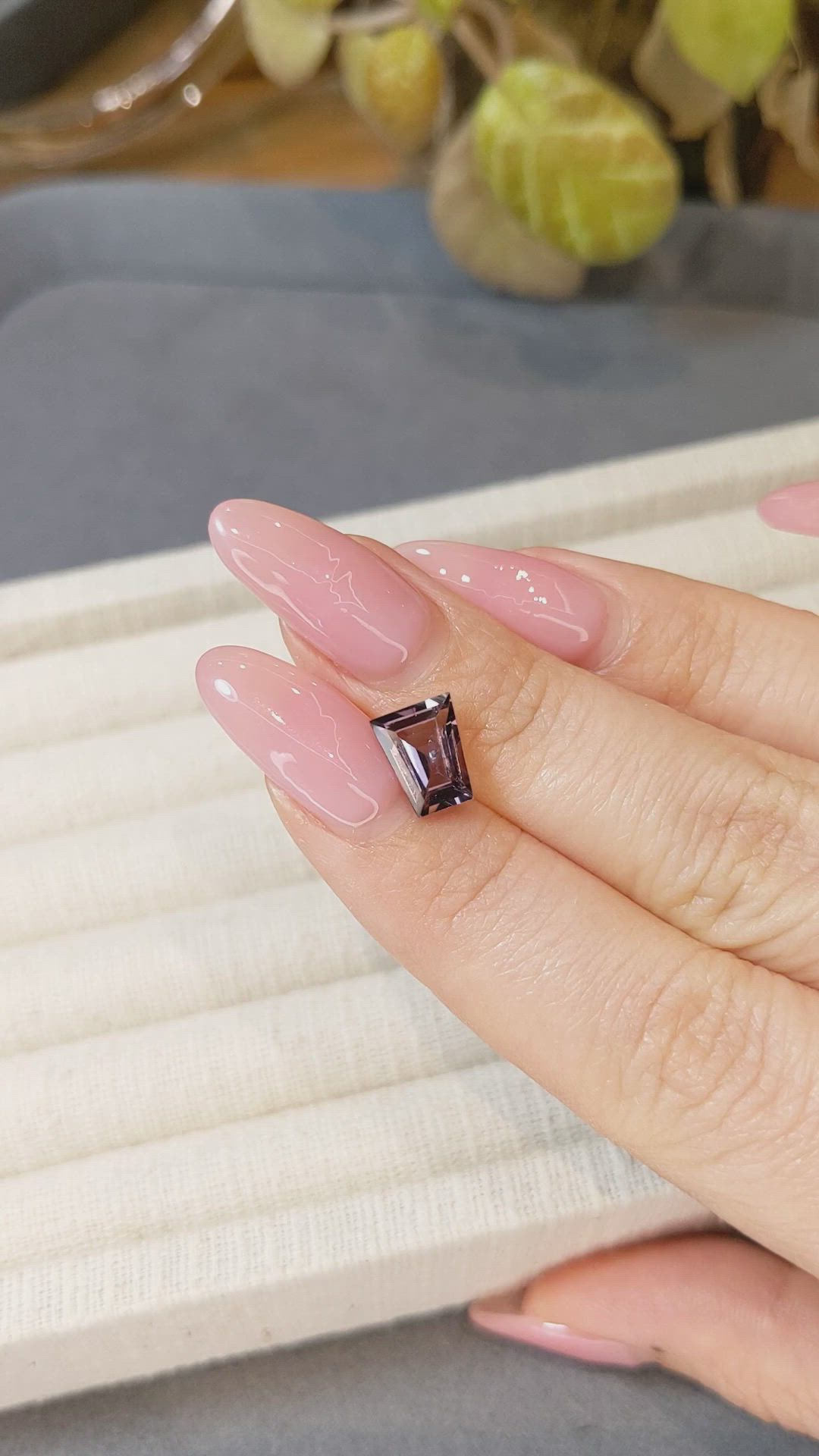 2.11 Ct. Pink Spinel from Burma (Myanmar) Size Video