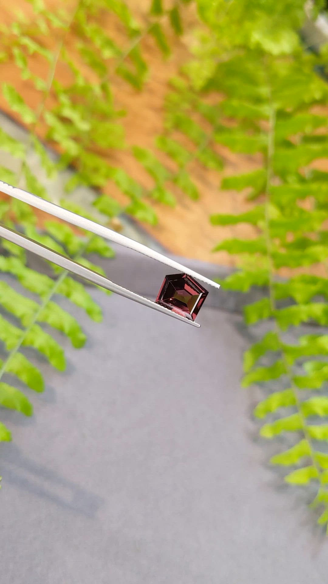2.40 Ct. Pinkish Purple Spinel from Burma (Myanmar) Size Video