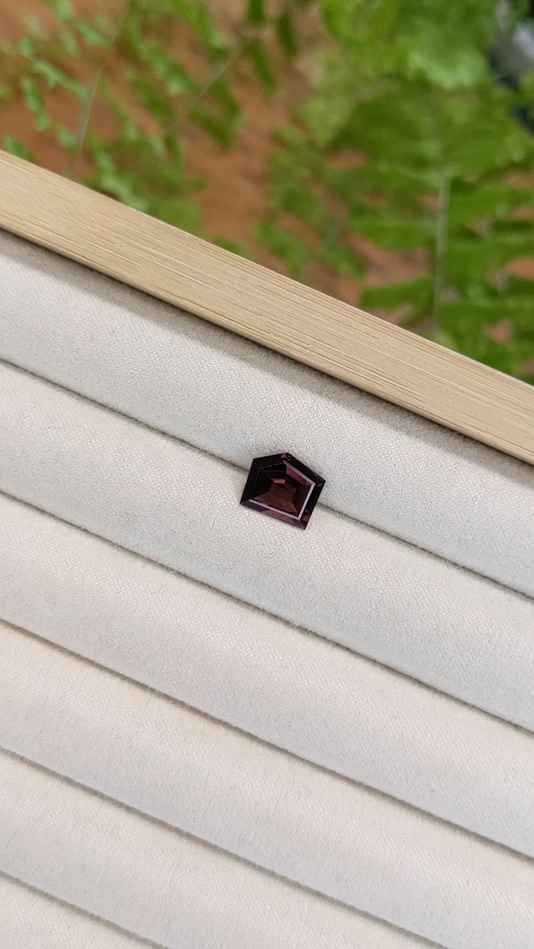 2.40 Ct. Pinkish Purple Spinel from Burma (Myanmar) Size Video
