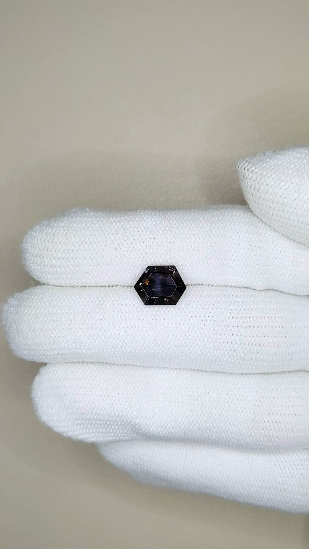 2.55 Ct. Purplish Red Spinel from Burma (Myanmar) Size Video