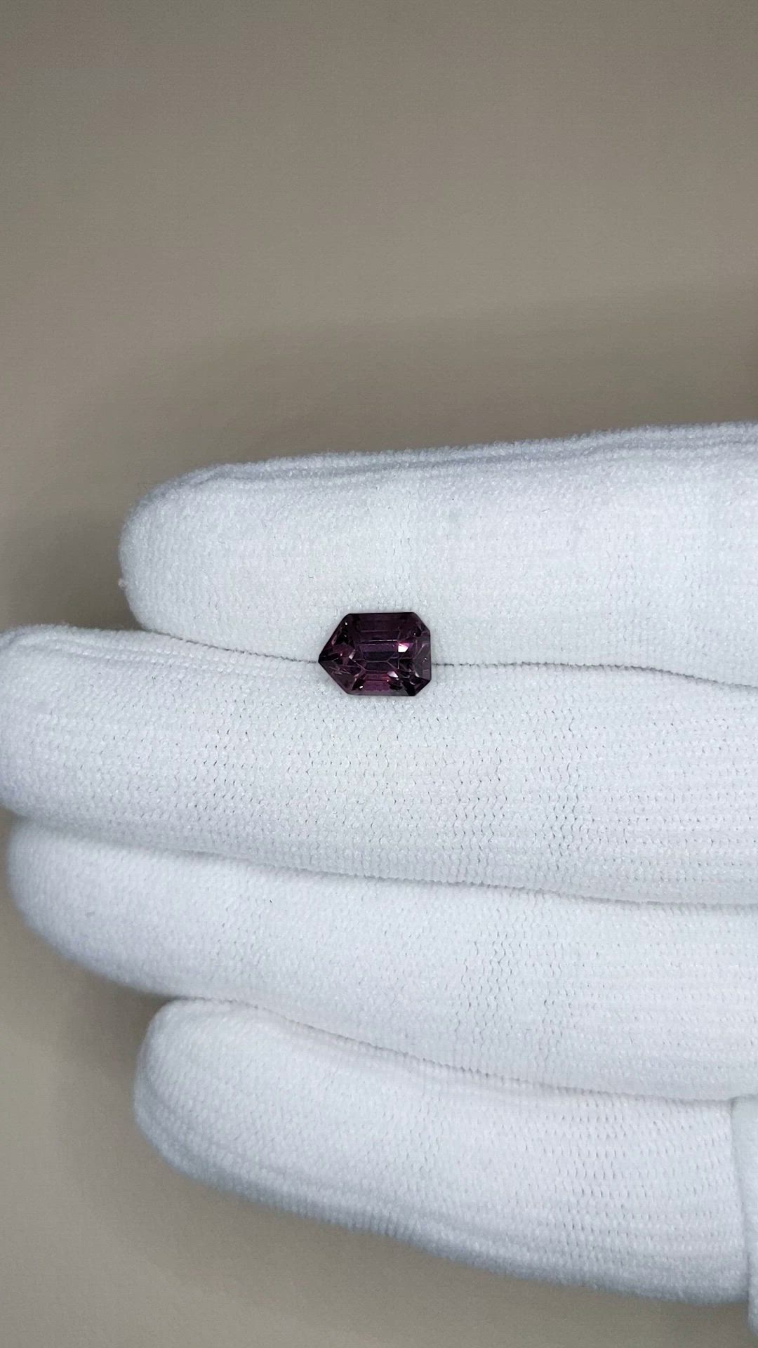2.26 Ct. Pinkish Purple Spinel from Burma (Myanmar) Size Video