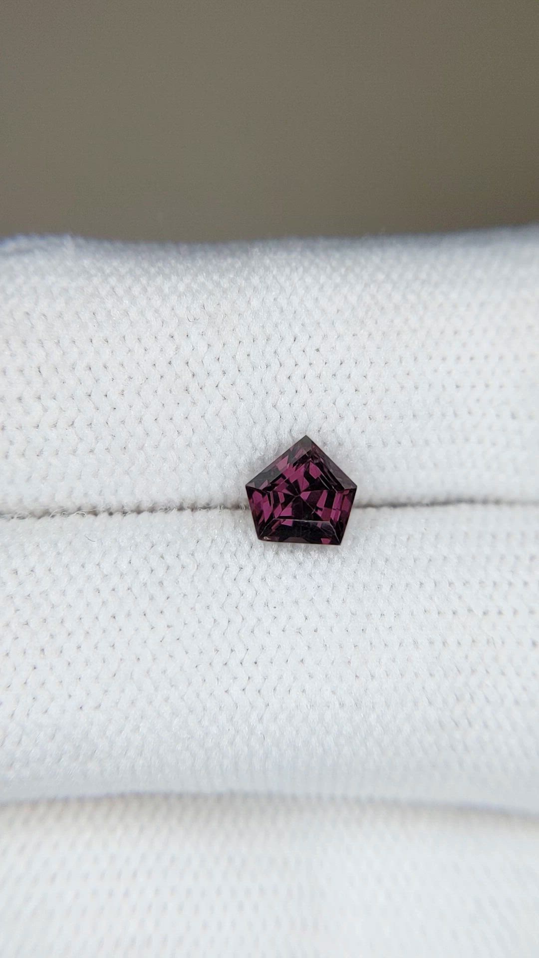 0.93 Ct. Pinkish Purple Spinel from Burma (Myanmar) Size Video