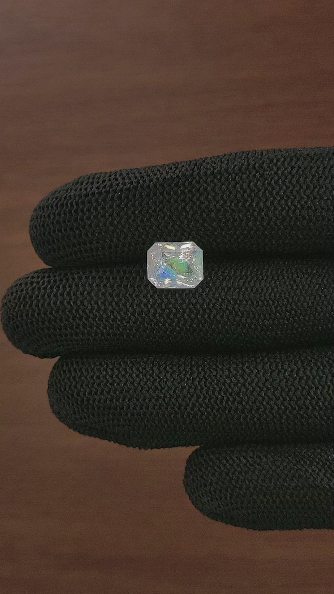 3.32 Ct. Rainbow Moonstone from Tanzania Size Video