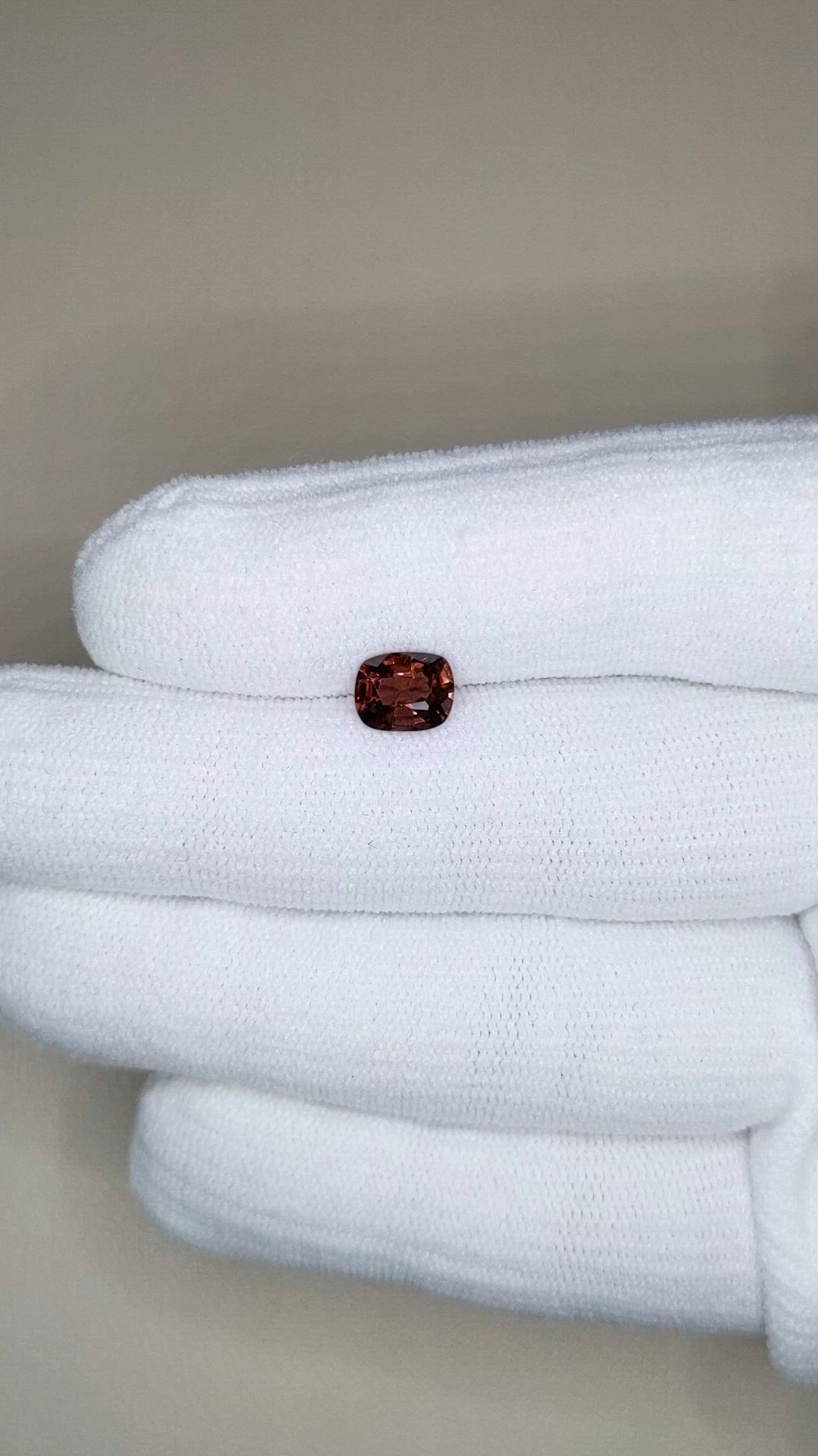 1.40 Ct. Red Spinel from Burma (Myanmar) Size Video