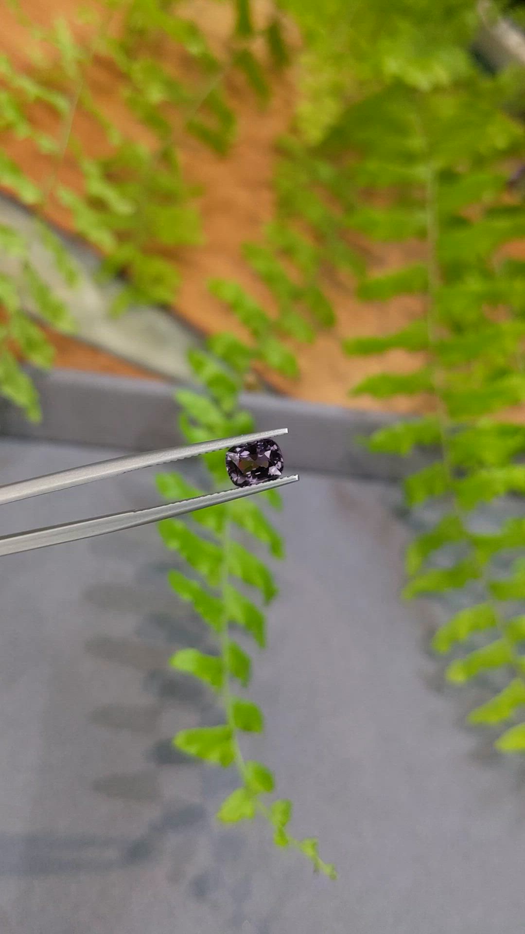 1.19 Ct. Purple Spinel from Burma (Myanmar) Size Video