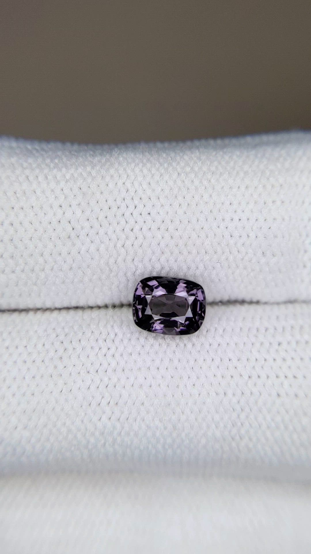 1.19 Ct. Purple Spinel from Burma (Myanmar) Size Video