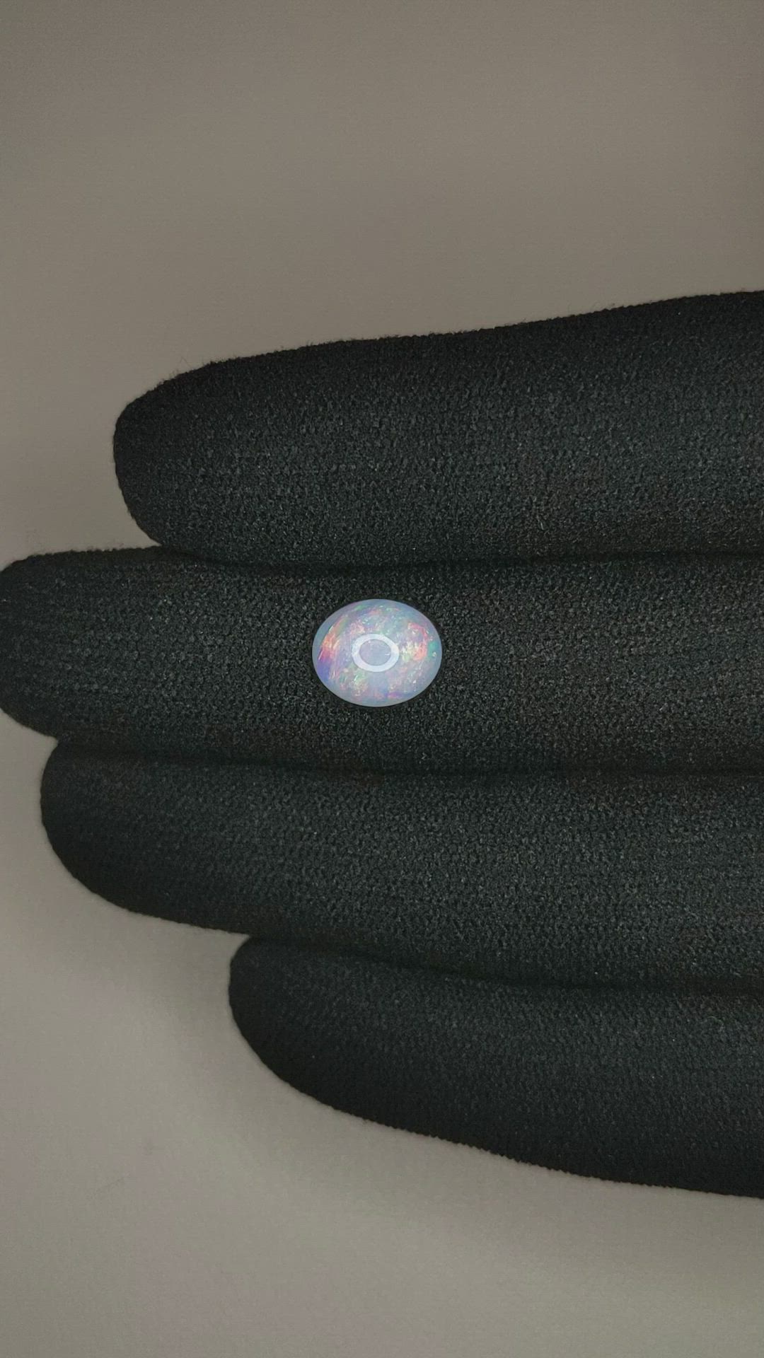 1.88 Ct. Multi Color Cabochon White Opal (Light Opal) from Australia Size Video