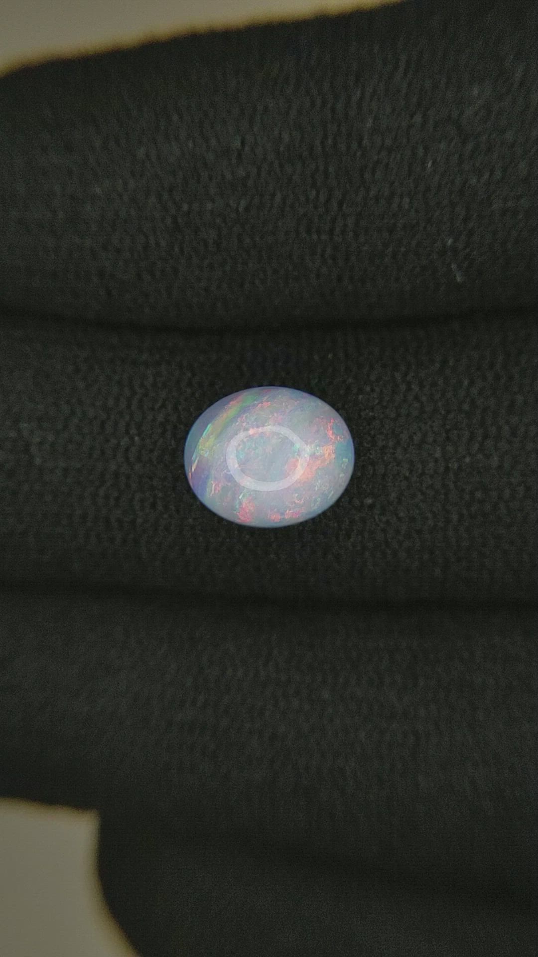 1.88 Ct. Multi Color Cabochon White Opal (Light Opal) from Australia Size Video