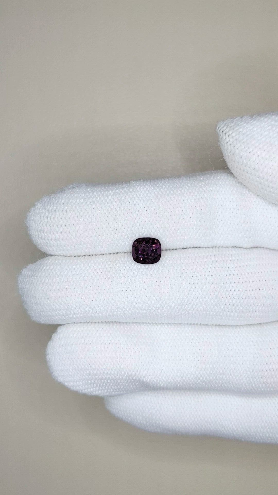 1.08 Ct. Purple Spinel from Burma (Myanmar) Size Video