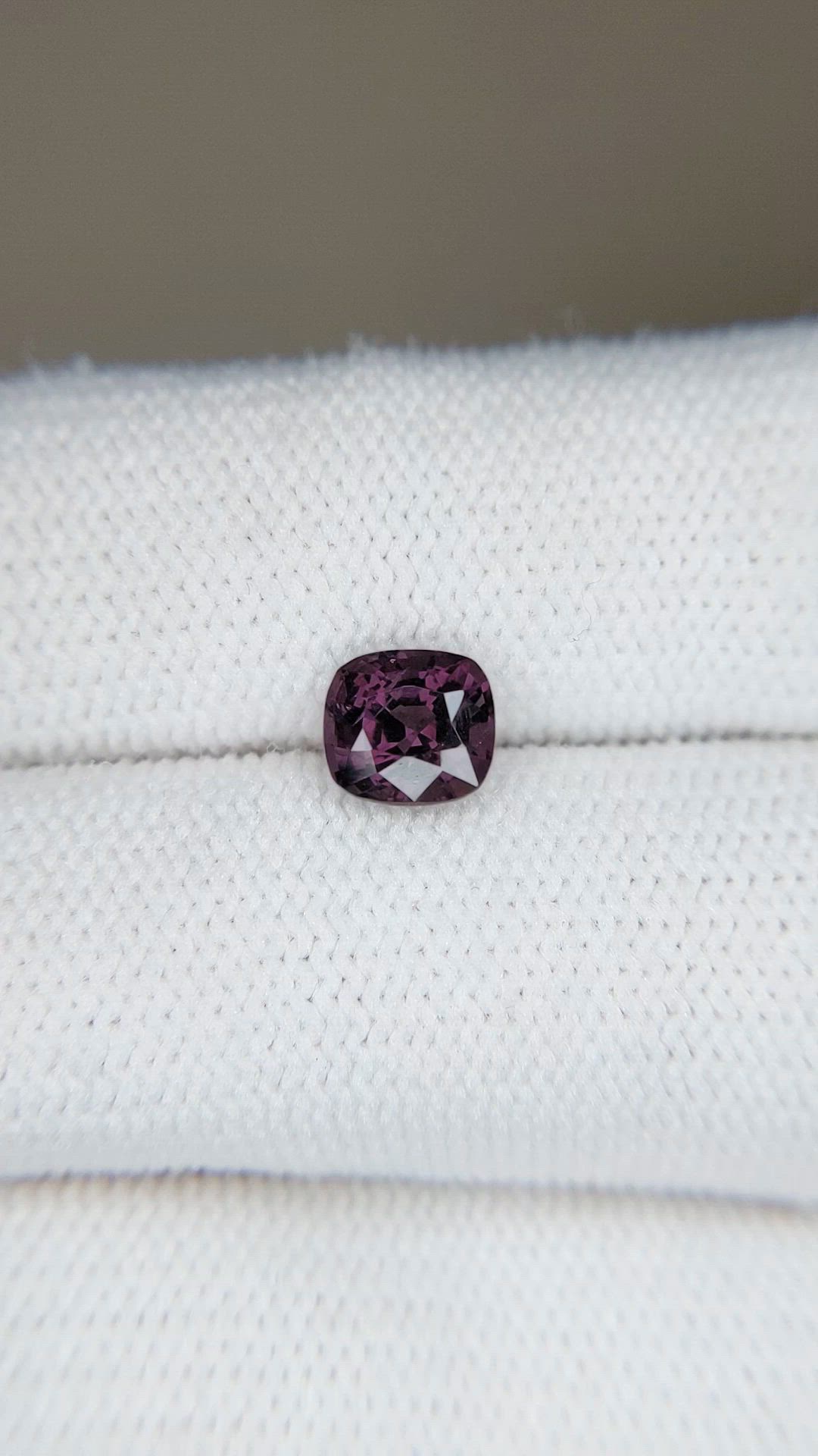 1.08 Ct. Purple Spinel from Burma (Myanmar) Size Video