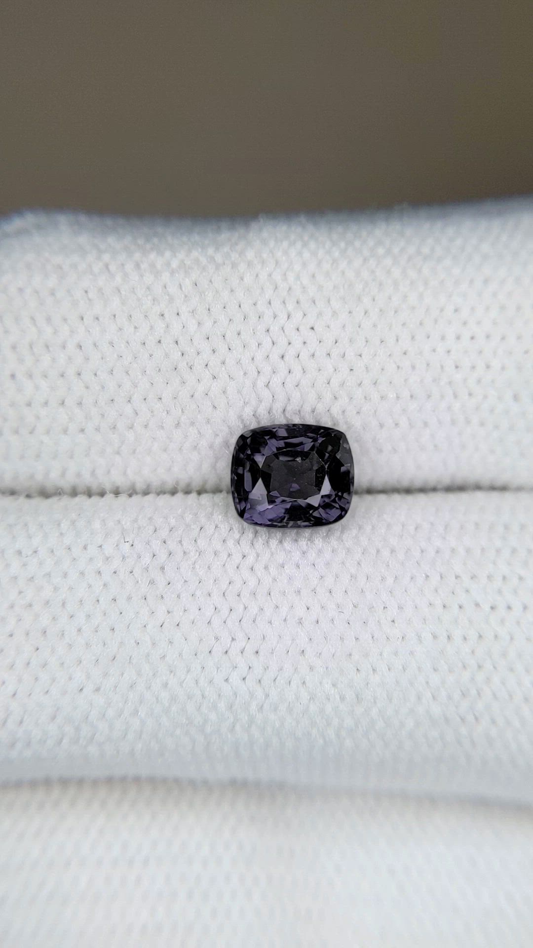 1.26 Ct. Bluish Purple Spinel from Burma (Myanmar) Size Video