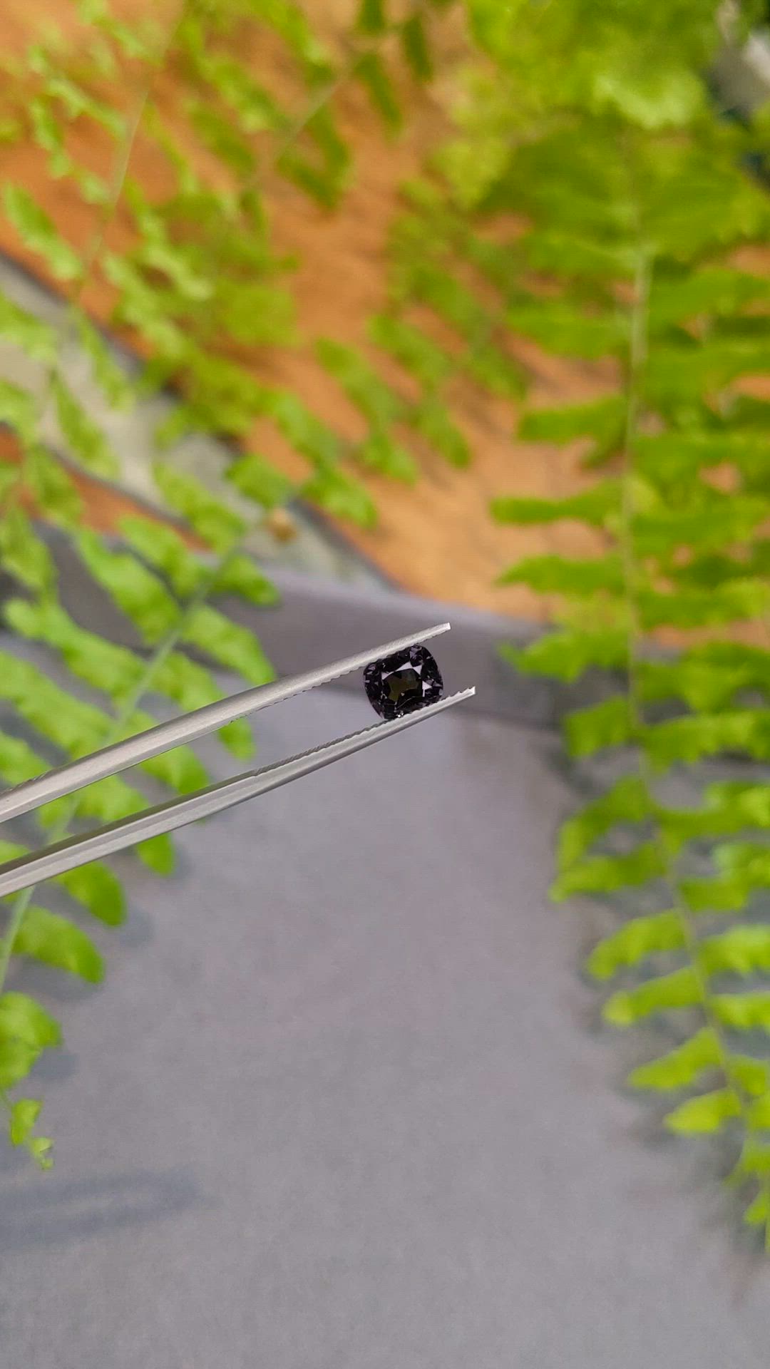 1.26 Ct. Bluish Purple Spinel from Burma (Myanmar) Size Video