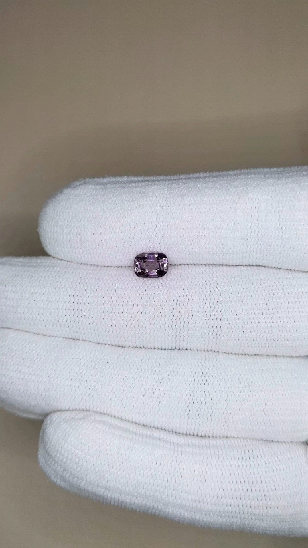 1.05 Ct. Purple Spinel from Burma (Myanmar) Size Video