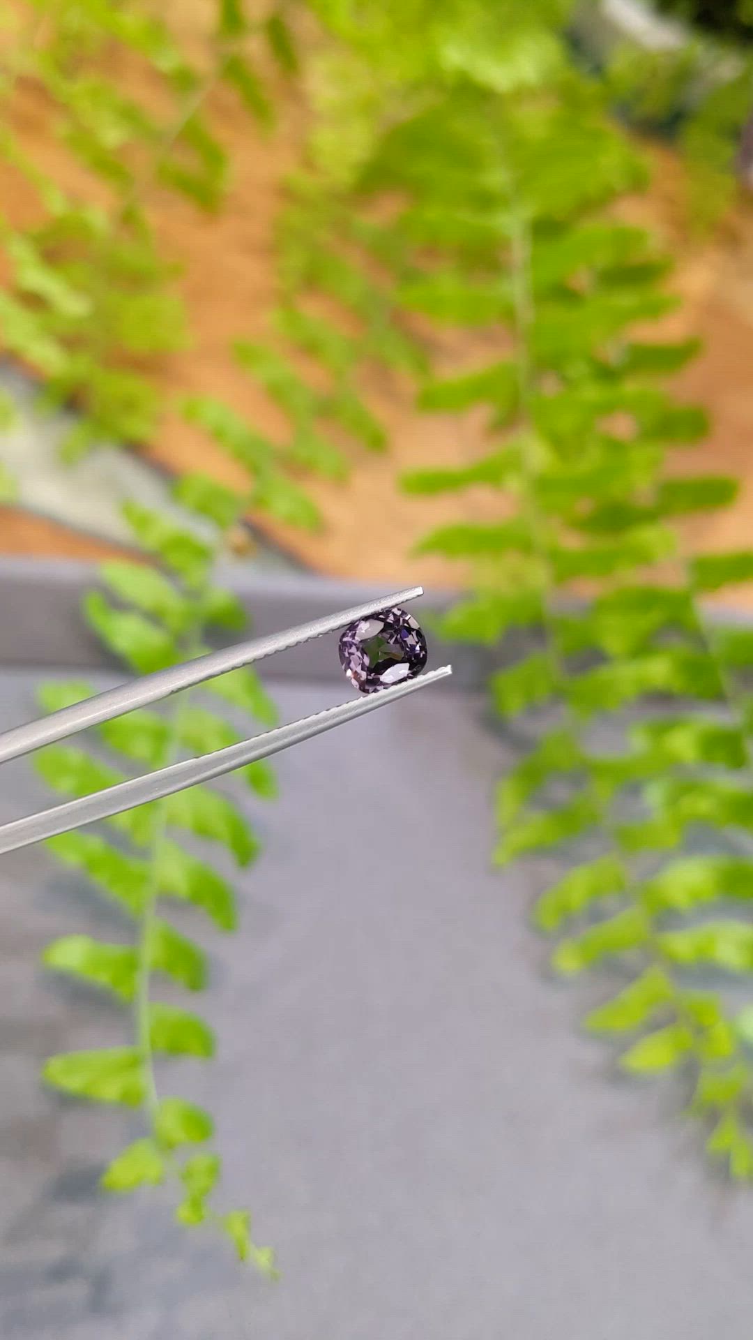 1.12 Ct. Purple Spinel from Burma (Myanmar) Size Video