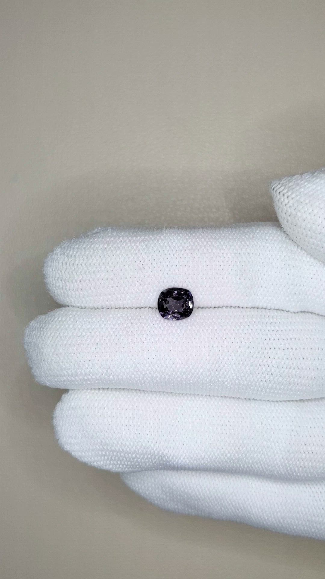 1.12 Ct. Purple Spinel from Burma (Myanmar) Size Video