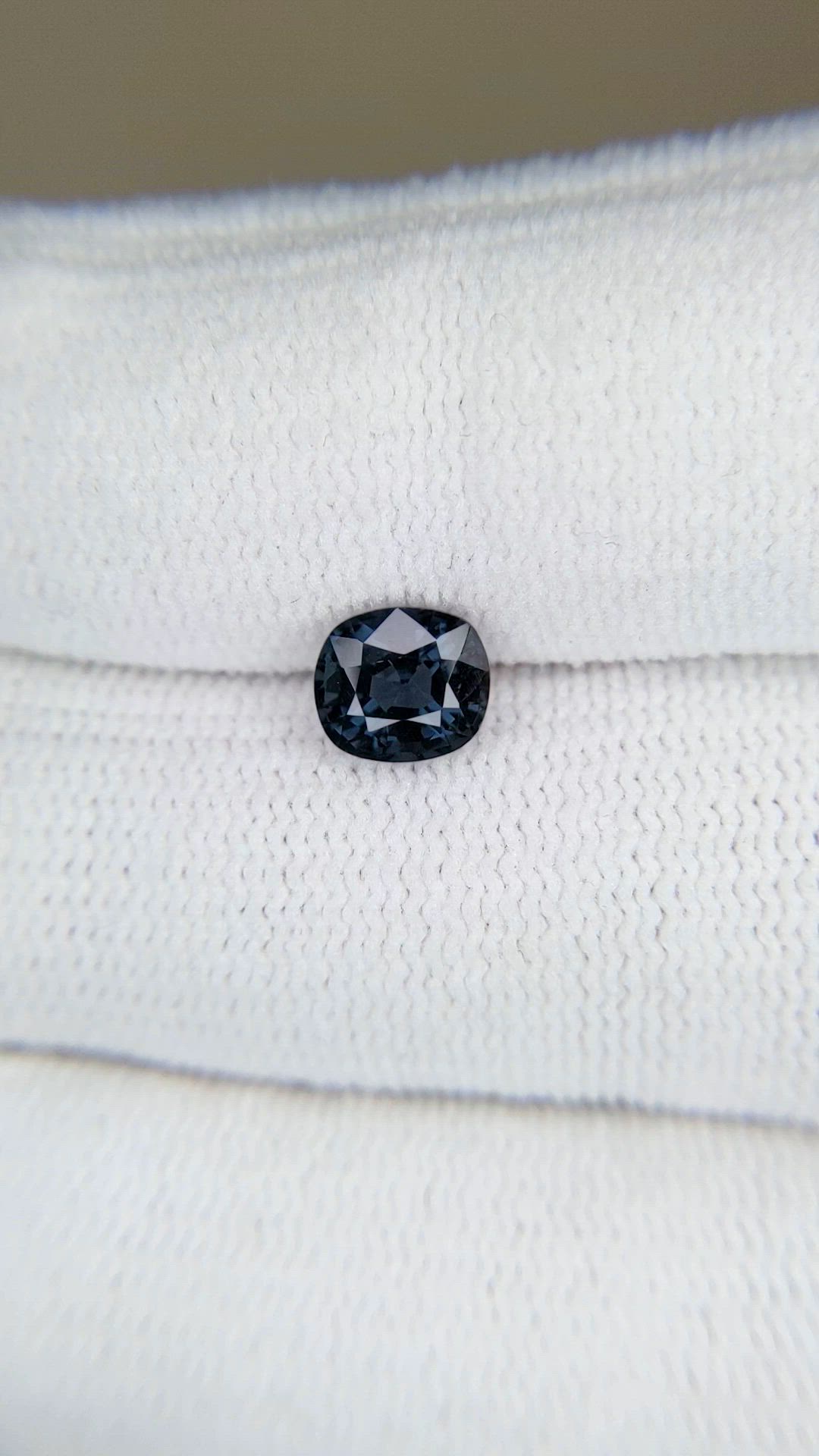 1.12 Ct. Purplish Blue Spinel from Burma (Myanmar) Size Video