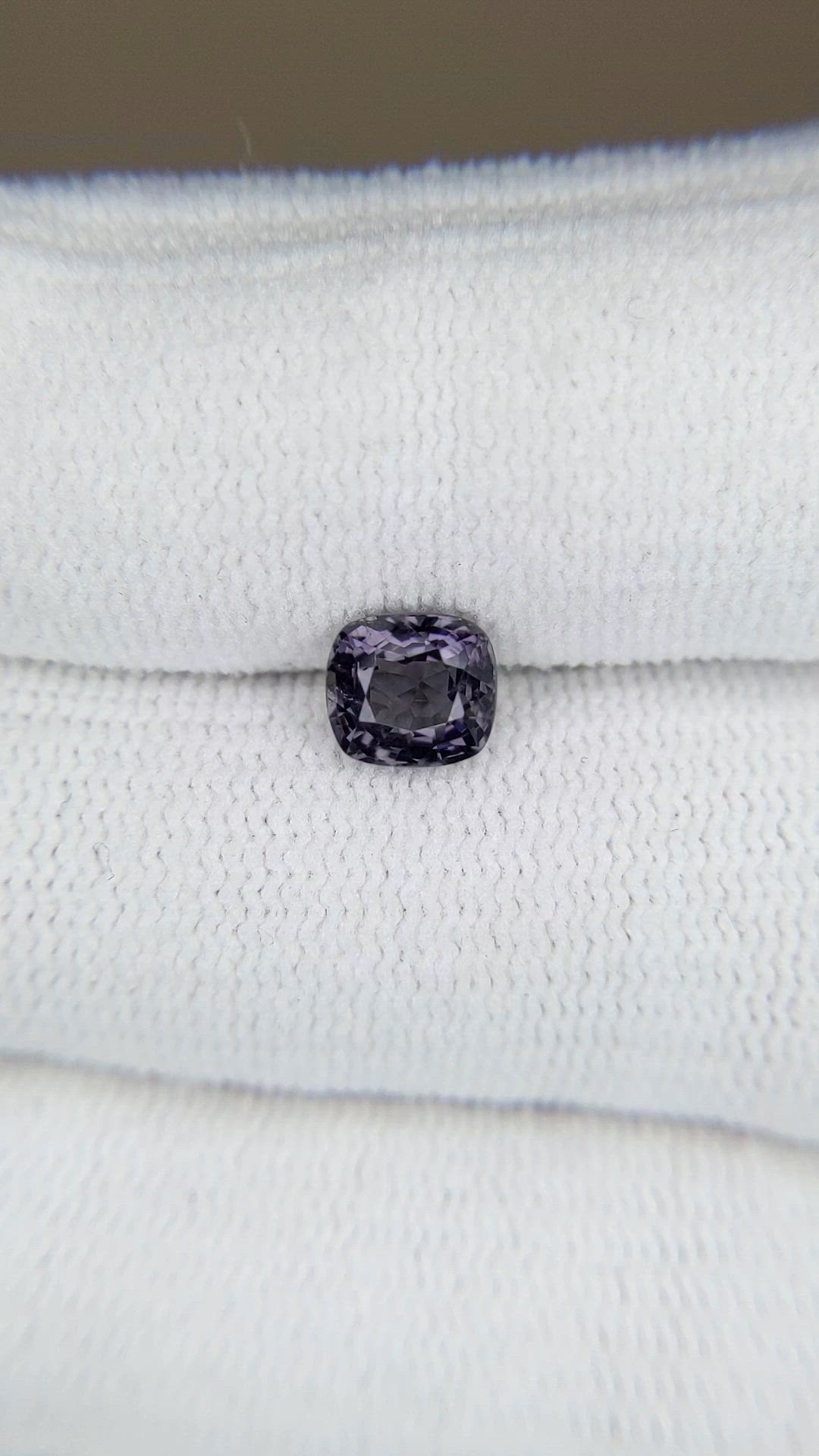 1.10 Ct. Purple Spinel from Burma (Myanmar) Size Video