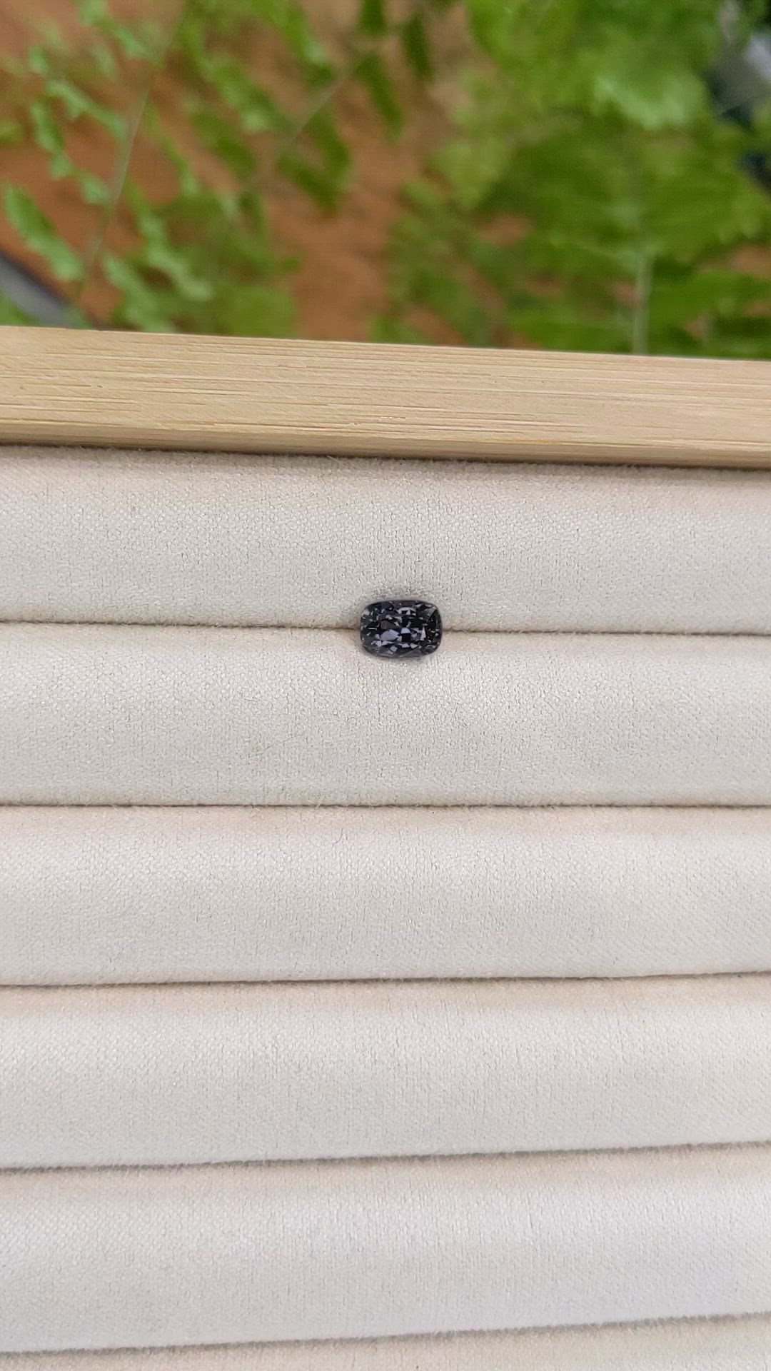 1.48 Ct. Grey Spinel from Burma (Myanmar) Size Video