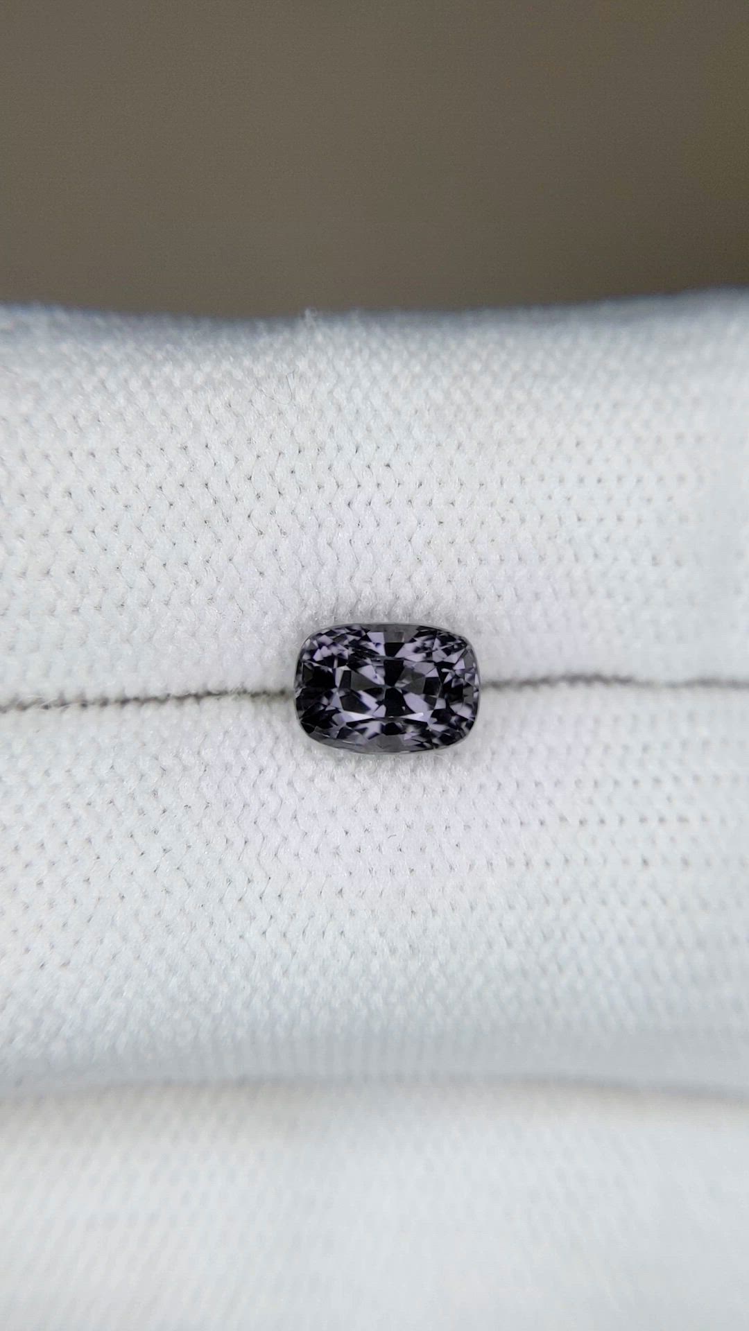 1.48 Ct. Grey Spinel from Burma (Myanmar) Size Video