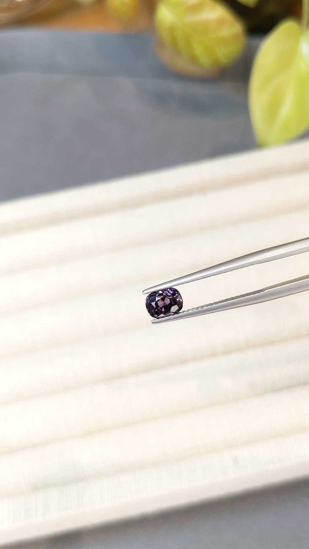 1.15 Ct. Purple Spinel from Burma (Myanmar) Size Video