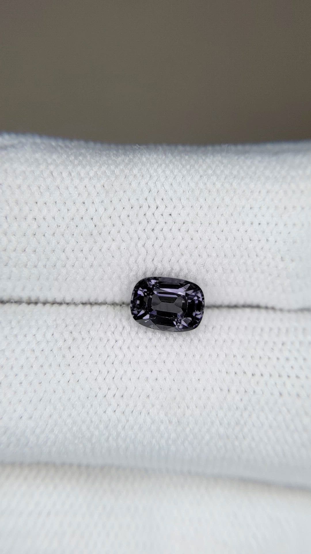 1.16 Ct. Purplish Grey Spinel from Burma (Myanmar) Size Video