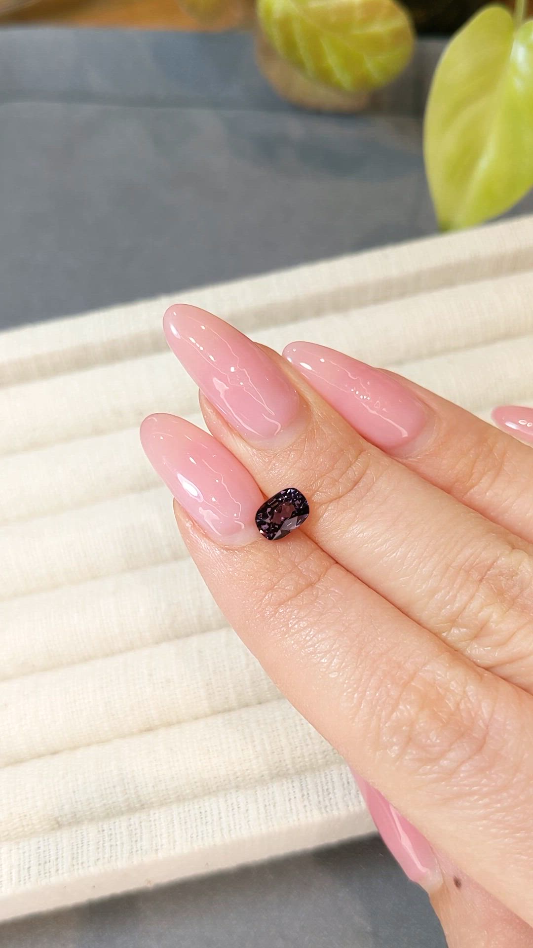 1.12 Ct. Purple Spinel from Burma (Myanmar) Size Video