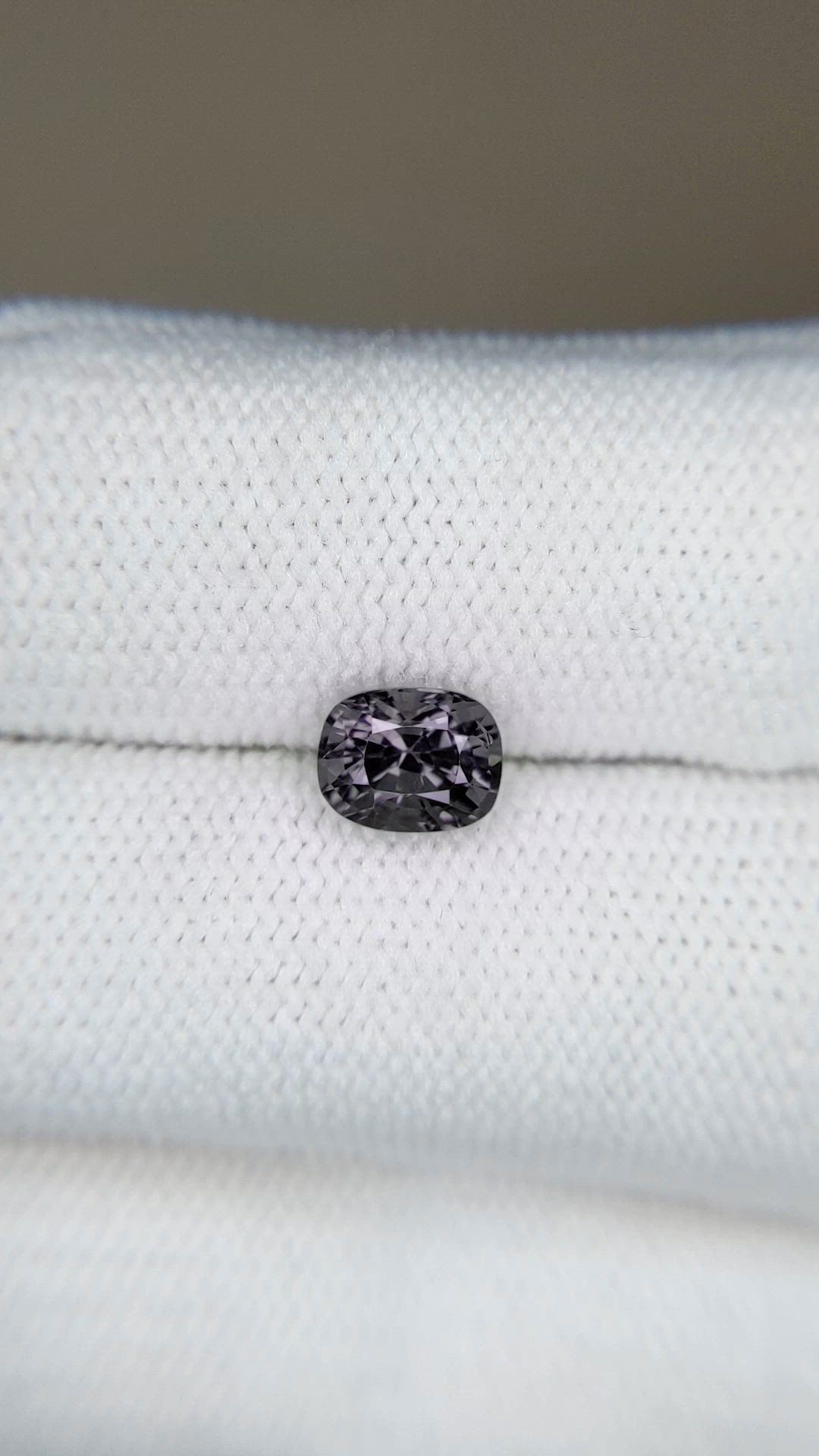 1.18 Ct. Purplish Grey Spinel from Burma (Myanmar) Size Video