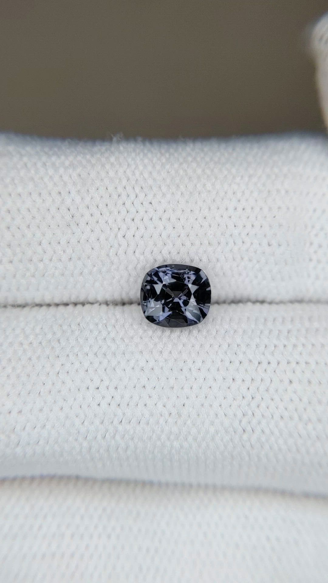 1.02 Ct. Bluish Purple Spinel from Burma (Myanmar) Size Video