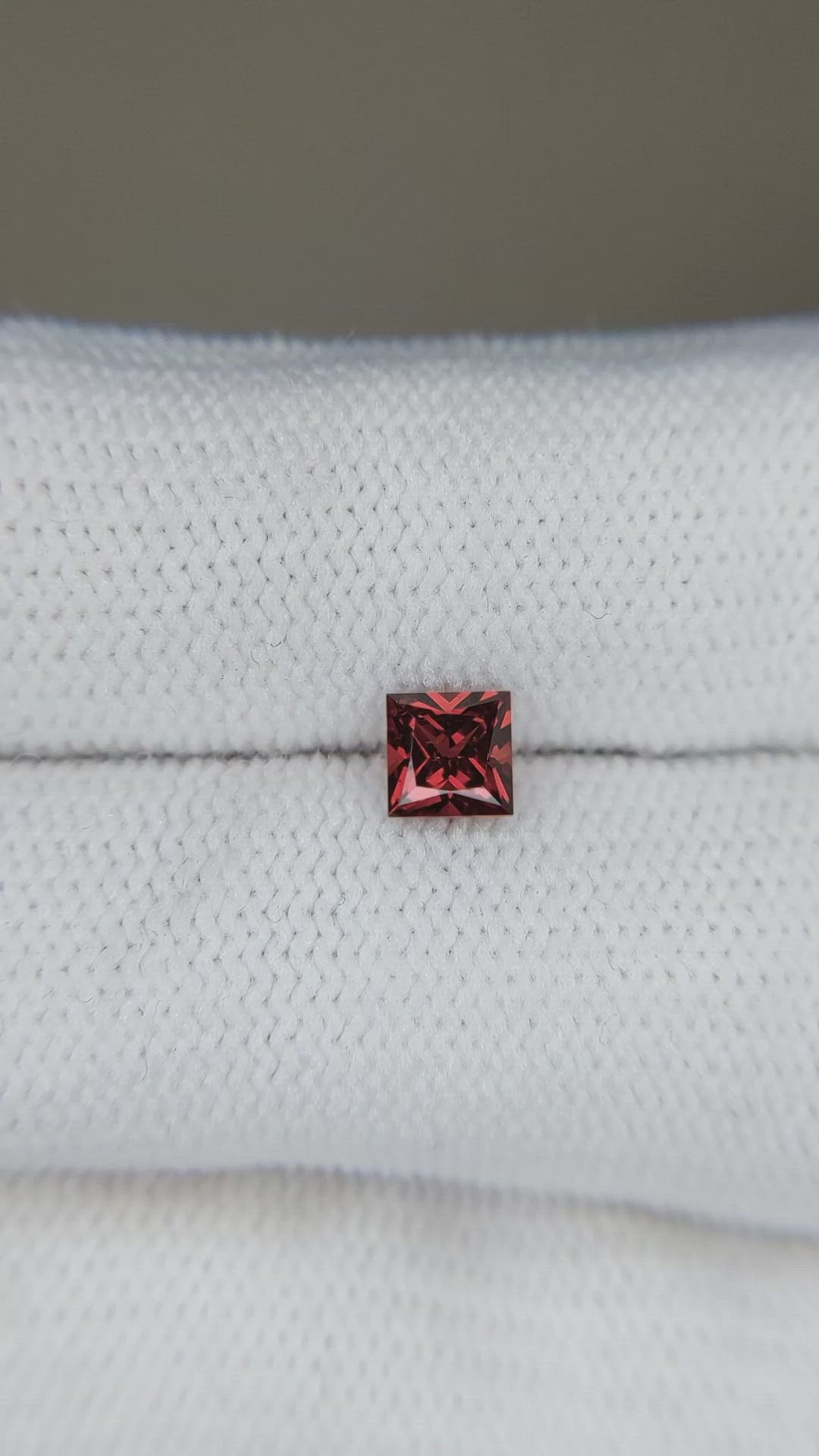 0.65 Ct. Madeira (Reddish Orange) Citrine from Brazil Size Video